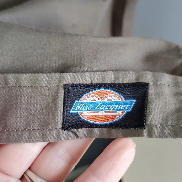 Blac Lacquer, green, work shirt, button down, collared, size 2X, with pockets - Picture 3 of 11